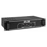 SkyTec SPL300 PA Verstärker Endstufe 300 Watt, mit 3-Band-Equalizer, 3 Kanal...