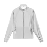 DUHENWU Sonnenschutz Jacke Herren Mit Kapuze Leicht Übergangsjacke Windbreaker Windjacke...