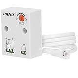 Orno CR- 233 Dämmerungsschalter Aussen mit externer Sonde im Gehäuse ||...