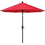 MASTERCANOPY 230 cm Sonnenschirm Patioschirm Gartenschirm Terrassenschirm Tischschirm...