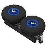 Kanuwagen mit LUFTREIFEN Transportwagen SUP Aluminium KW260-LU, schwarz/blau