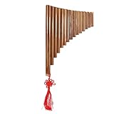 Panflöte 15 Pfeifen Panflöte, Panflöteninstrument Panflöte G-Ton Chinesisches...