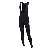 Airtracks Herren Winter Thermo Fahrradhose Lang mit Trägern Pro Trägerhose...