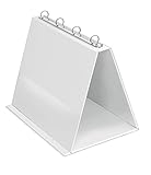 Veloflex 4101090 - Tisch-Flipchart A4, Präsentation, Flipchart, Aufstellringbuch, aus...