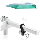com-four® Sonnenschirm-Halterung aus pulverbeschichtetem Metall -...