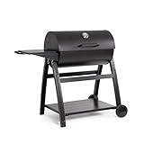 Decor Space Holzkohlegrill Vlora mit Grillfläche aus emailliertem Gusseisen
