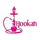 Wandaufkleber, Wasserpfeife, arabisch, Shisha, Zigarettendampf, Tabakrauch, einfach,...