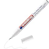 edding 780 Glanzlackmarker - weiß - 1 Lackmarker - extra-feine Rundspitze 0,8 mm -...