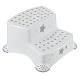 keeeper Stars Zweistufiger Tritthocker, Ab ca. 3 bis ca. 14 Jahre, Anti-Rutsch-Funktion,...