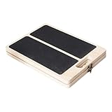 xowwyue Wadendehner, Faltbare Schrägbretter Aus Holz, Verstellbare Kniebeugen-Rampe, Für...