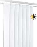 BEAUTEX Verdunkelungsgardine mit Kräuselband U-Band, Blackout Vorhang Blickdicht...