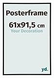 yd. Your Decoration - Bilderrahmen 61x91,5 cm - Schwarz Matt - Posterrahmen aus Kunststoff...