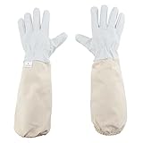 KINGLAKE Imkerhandschuhe aus Ziegenleder,Imker Handschuhe Herren Damen,Stichfeste...