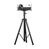 Projektorhalterung Beamer Stand Portable Stativ, Höhenverstellbares Stativ,Faltbarer...