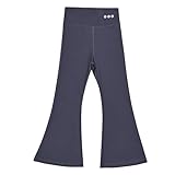 UIFLQXX Mädchen-Leggings, hohe Taille, Yogahose, dehnbare Glockenhose, Tanz, Workout,...