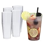Silverkitchen 40x Partybecher 400ml - Mehrweg Trinkbecher Cocktailbecher aus...