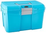 Kerbl 328267 Putzbox Siena mit herausnehmbaren Einsatz, capriblau, 1 Stück (1er...