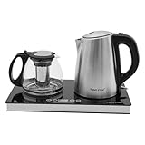 1800W Elektrischer Wasserkocher, 2.8L Doppelflammiger Elektrischer Wasserkocher mit...