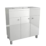 paplinskimoebel Waschbecken mit Unterschrank IGA Waschtischunterschrank, Stehend, Eckig,...