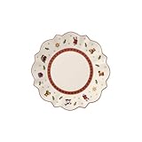Villeroy & Boch Brotteller, Weiß/Bunt, Rund