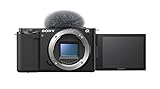 Sony Alpha ZV-E10 | APS-C spiegellose Wechselobjektiv-Vlog-Kamera (schwenkbarer...