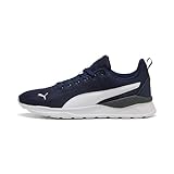 PUMA Unisex Anzarun Lite Turnschuhe, Peacoat Puma White, 45 EU