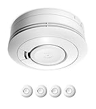 Ei Electronics Ei650 Rauchmelder (mit 10-Jahres-Batterie, Testsieger Stiftung Warentest,...