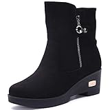 Damen Winterschuhe Warm Gefüttert Winterstiefel Outdoor Schneestiefel...