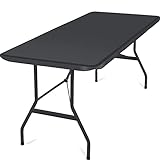 KESSER® Buffettisch Tisch klappbar Kunststoff 183x76 cm Campingtisch Partytisch...