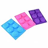Silikon-Muffin-Backform Herzförmig Und Blumen-Donut-Formen Backform Für...