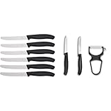 Victorinox Swiss Classic Tomatenmesser, Brotzeitmesser & Swiss Classic Gemüsemesser-Set,...