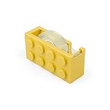 Klebebandspender, AMONENZ Gelb Tesafilm Abroller, Klebeband-Tischabroller in...