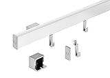 Naber Alto Set. Relingsystem, 900 mm edelstahlfarbig