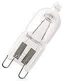 Osram HaloPin Halogen-Stecksockellampe, G9-Sockel, dimmbar, 33 Watt - Ersatz für 40 Watt,...