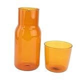 SECFOU 1 Satz Wasserbecher Klarer Getränkekrug Pint-flasche Kannenflasche Trinken...