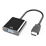 HDMI auf VGA, Vergoldete HDMI-auf-VGA-Adapter (Stecker auf Buchse) für...