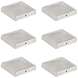 AGGEY Hardware, Zaun, Pyramidenzaun, Pfostenkappen, verzinktes Metall, 101 x 101 mm,...