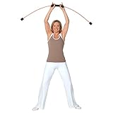 FLEXI-BAR® Standard, Rot, hochbelastbarer Schwingstab von Flexi-Sports mit...
