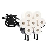 SUMNACON Schwarz Toilettenpapierhalter aus Metall WC Rollenhalter Papierhalter...