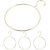 HOODANCOS 4 Stück Nordischer Schalring Kleiderbügel aus Robustem Multifunktionaler...