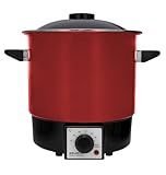 BIELMEIER Einkochautomat einwecken Emaille rot 1000 W 9 Liter BHG 980.0 Made in Germany