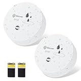 Geevon Wassermelder Wasseralarm2 Stück, 100dB Wasserwarner, Wassersensor Alarm,...