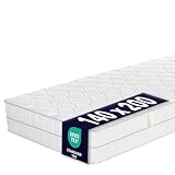 Ortho-Relax AiryFoam Rollmatratze 140x200cm, 15 cm hoch, Härtegrad H2/H3, besonders...