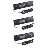 YARNOW 3 Sätze Aquariumthermometer Aquariumversorgungstemperatur Sensorisches Digitales...