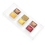 PUSOKEI Aquarellfarben-Set, 6 Farben Tragbare Wasserfarben-Farben-Set mit Einfach zu...