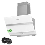 CIARRA CBCW6736N A + + Kopffreie Dunstabzugshaube Schräghaube 60cm 650m³/h TouchControl...