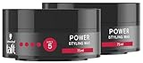 Schwarzkopf TAFT Styling Wax Power (2x 75ml), Haarwax für bis zu 48 Stunden...
