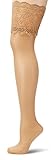 KUNERT Damen Glanz Fein Halterlose Strümpfe, 124000 Satin Look 20, Gr. 38/40, Hautfarben...