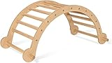 PINOLINO Kari Kletterbogen & Wippe, 2-in-1 Kinder Spielgerät, sicher & stabil, Für...