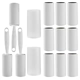 17-Teiliges Fusselrolle-Set, Superstarker Fusselrolle Kleidung (12 Rollen, 720 Blatt), 3...